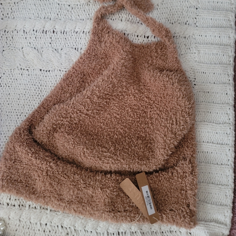 SKIMS Cozy Knit Halter Bra Top - Picture 11 of 14